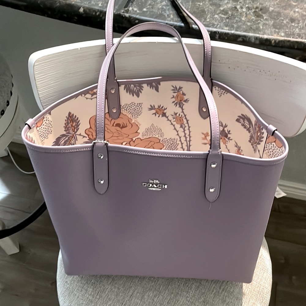 Reversible Coach Tote Bag